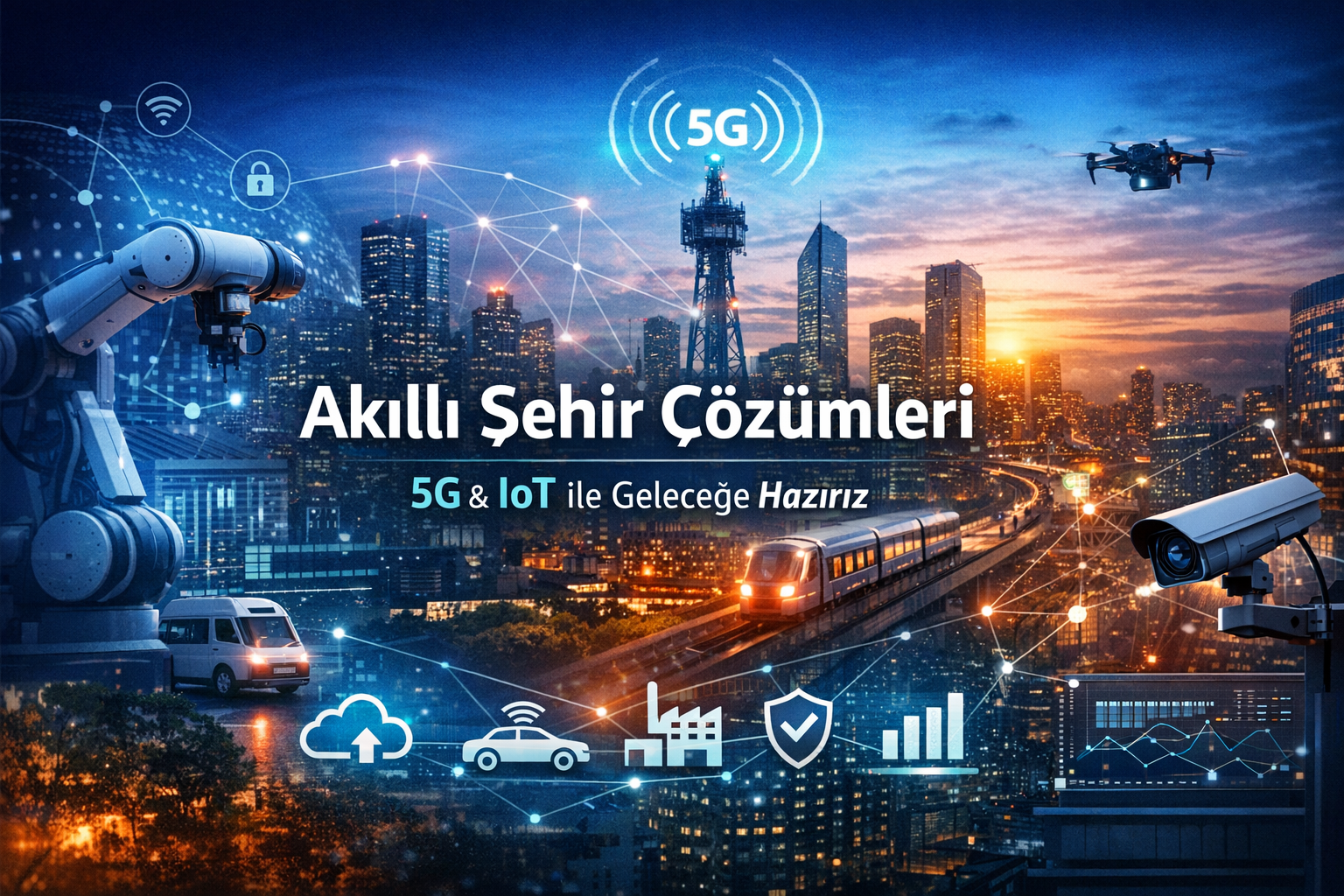 5G �LE AKILLI �EH�RLER